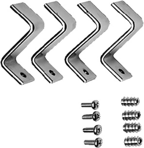 Duravit 0050280000 Befestigungs-Set für den Einbau in Natursteinplatten, 4-teilig
