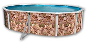 Piscine ''ROCALLA'' ovale 550 x 366 x 120 cm