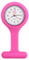 TRIXES Orologio da infermiere in silicone con spilla - orologio tascabile fucsia