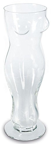 Sexy Bierglas Frauentorso für max. Füllmenge von 500ml - so gut lag Bier noch nie in der Hand!
