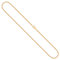 Goldkette Damen 750 Echtgold 40 cm, Ankerkette diamantiert mit Breite 1.7 mm, Gewicht ca. 4.7 g