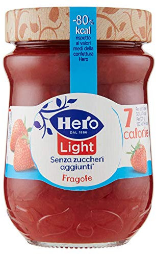 Hero Light Confettura Fragole, 280g
