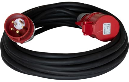 CEE Verlängerungskabel Starkstromkabel 16A 5x2,5mm² MRS (50m mit Phasenwender 221250)
