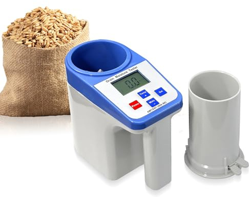 AMTAST Portable Grain Moisture Meter Seed Moisture Tester for 16 Crops