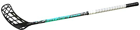 FAT PIPE Floorball Schläger Unihockey Stock Zack 27 Bone Coral Green - IFF Zertifiziert, mit Bone Schaufel/Kelle (Linke Hand Oben am Schläger, sogenannter Rechtsausleger, 101)