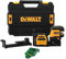 DEWALT 20V/12V MAX Laser Level, 2 Spot Laser and Cross Line Laser, Green, Bare Tool Only (DCLE34220GB)