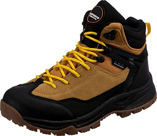ICEPEAK Damen Boots Abaco Ms braun/schwarz/weiß/gelb 40