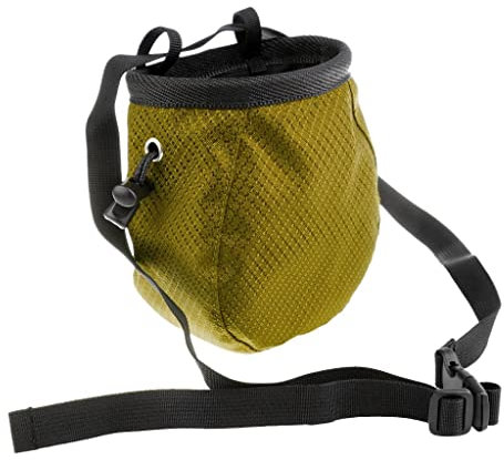 Zylinder Kreidebeutel Tasche für Klettern mit Kordelzug Taillengürtel grün