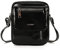 Gladdon EchtesLeder Kleine Handytasche,Umhängetasche mehreren Taschen Zum Umhängen Crossbody Tasche Geldbörse(Schwarz)