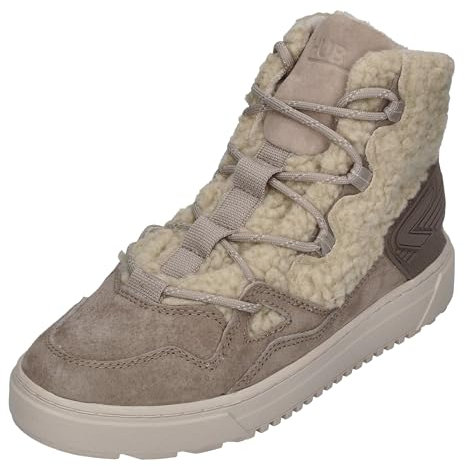 HUB Footwear Damen Booties Track W30 Bone Dark Taupe, Größe:40 EU