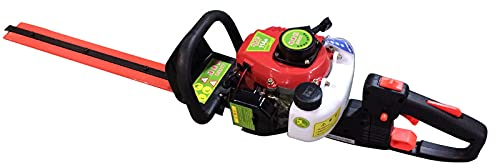 HINOPY Benzin Heckenschere, 0.9PH 22.5cc Motorheckenschere Hecken Trimmer Profi Gartenschere Max Geschwindigkeit 9000 r/min für Beschneiden von Ästen weniger als 0,39-Zoll im Durchmesser