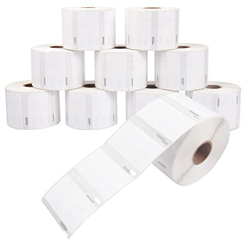 L LIKED 10 Rolls 57mm x 32mm Thermal Labels Compatible with Dymo 11354/30334 S0722540, Multi-Purpose Labels Compatible with Dymo Labelwriter 450, 4XL(1000 Per Roll)