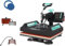 Digital Heat Press Machine Sublimation Printing Swing Away 360 Degree for T Shirts Mug Hat Plate Cap Mouse Pads 5 in 1 29x38cm Multifunctional (Green)