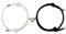Fc'Noqgn Lot de 2 bracelets magnétiques pour couple avec charme en forme de cœur, bracelets assortis pour couple, cadeaux pour amis, petites amies, maris, épouses & amants