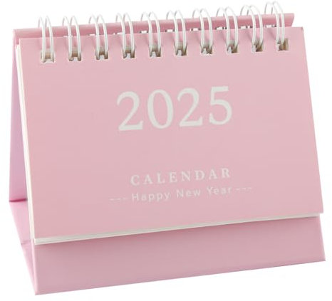 Thyonta 2025 Mini Minimalist Desk Calendar Small Fresh Creative Notepad Desk Ornament Suitable for Office Desktop and Student Desktop Calendars(E)