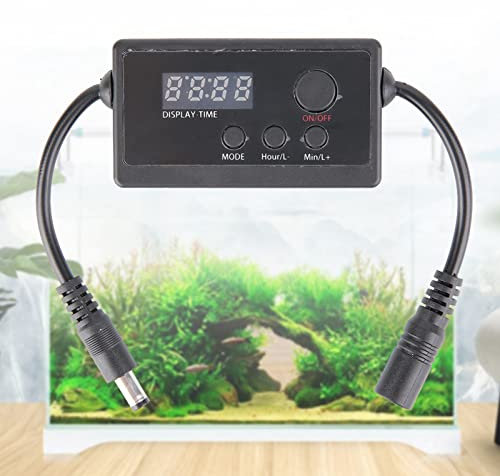 Light Dimmer, Aquarium Light Timer with Led Display Fish Tank Dimmer Modulator, Led Intelligent Lighting Timing Dimming System, Aquarium Lighting System Led Light Controller for