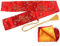 ZMQU Sac de transport en soie pour épée chinoise, couteau Katana, samouraï japonais, E (E)