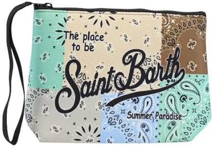 MC2 SAINT BARTH POCHETTE ALINE IN SCUBA BANDANA ROUND PATCH - UNI