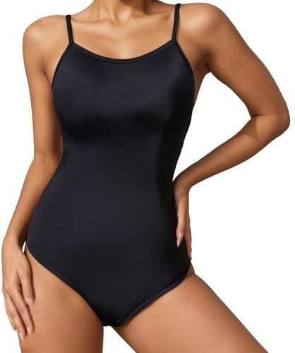 Maillot De Bain Femme 1 Pieces Menstruel Adolescente Culotte pour Regle 2025 Une Piece Noir Ado Maillots