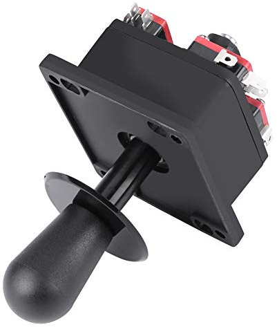 RiToEasysports Joystick de estilo, joystick de juego duradero con microinterruptor, piezas de repuesto para máquinas tragamonedas, adecuado para paneles de control de madera y metal