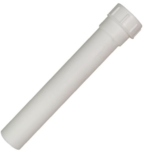 Schläfer 439101 | Kit Prolunga Universale per Sifone Scarico Lavello e Lavabo in PVC con Ghiera filettata 11/2, Tubo Diametro 40 mm x L. 180 mm. Bianco