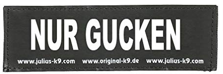 Interchangeable Patches, 1 pair, NUR GUCKEN, Size: Baby 1, Black