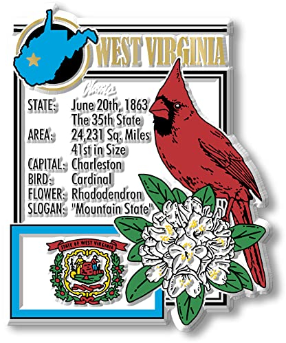 State Geschichte Magnet West Virginia