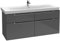 Villeroy & Boch Waschtischunterschrank Subway 2.0 A91610 1287x590x449 Glossy White, A91610DH