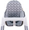 JYOKO KIDS Sitzbezüge kompatibel mit Antilop Kinderstuhl, 100% Baumwolle (Black Rayo)