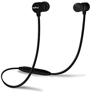 Veho ZB-2 In-Ear Premium Bluetooth Headphones with Built-in Microphone and Remote Control - Black (VEP-015-ZB2)