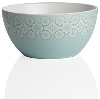 Brandani 54582 ciotola per cereali Alice Tiffany in gres, multicolore