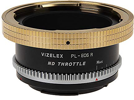 Vizelex CINE ND Drossel-Objektivadapter kompatibel mit Arri PL Objektiven auf Canon RF-Mount Kameras