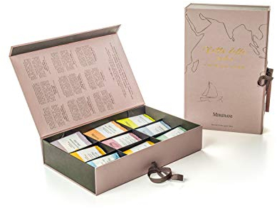 Meridiani Confezione Regalo 'La Rotta delle Indie' - Assortimento 45 Filtri di Tè, Infusi e Tisane Bio - 45 Unità