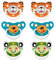 NIP Spar-Set Silikon Schnuller BUTTERFLY Gr 3. (18-32 Mo.) 6er Pack BPA frei made in Germany