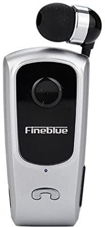 Gazechimp Fineblue F920 Auricolare Bluetooth 4.0 Retrattile Auricolare Clip-on Earbud - Argento