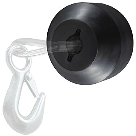 LIZHOUMIL Universal Heavy Duty ATV UTV Seilwinde Guard Kabel Stopper Haken Stop Line Saver schwarz