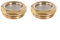 JUN-STORE PIPE-FITTINGS 2PCS BSP Male Thread Brass Hex Head Oil Level Sight Glass Window, for Air Compressor Machine Tool (Thread Specification : 1-1/4Inch)