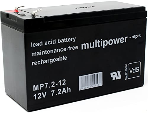 Blei-Akku Multipower MP7.2-12, 12 Volt, 7,2 Ah
