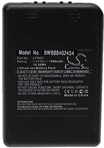 vhbw Akku kompatibel mit Autec DJL, Air Dynamic, Air, DJR, AJS, DJM, AJR, AJM Industrie-Funkfernsteuerung Fernbedienung (1400 mAh, 7,4 V, Li-Ion)