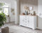 möbelando Sideboard Jasmin in Artisan/Weiß mit 4 Schubladen und 2 Türen. Abmessungen (BxHxT) 165x102x41 cm