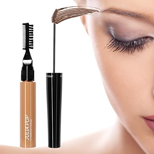 Augenbrauenstift, Wasserfestes, multifunktionales, getöntes Augenbrauengel, Langanhaltendes, schweißfestes Augenbrauen-Styling-Make-up für 3D Brows Makeup Balm Teksome