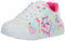 Skechers Jungen Mädchen Street Girls Sneaker, White Synthetic/Neon Multi Trim, 27.5 EU