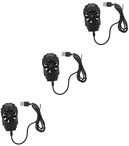 Didiseaon 3pcs Cell Phone Cooler Portable Silent Fan Cooling Device for Smart Phone Air Cooler Use As Cooling Fan for