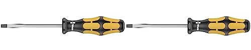Wera 932 A Schlitzschraubendreher, 0.6 x 3.5 x 80 mm, 05018260001 (Packung mit 2)