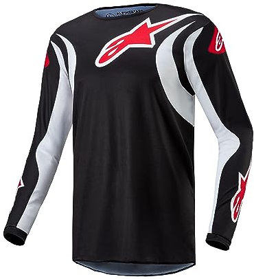 Alpinestars MX Jersey Fluid Schwarz Gr. L