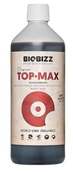GROWMANIA Fertilizante Top Max de BioBizz 500 ML | Abono Estimulador de Crecimiento de Plantas y Cultivos | Sustrato Acelerador Floración