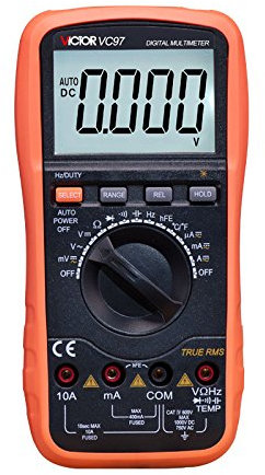 QDTimes VC97 True RMS 3999 display auto range digital multimeter capacitance frequency resistance temperature multimeters tester(VICTOR VC97)
