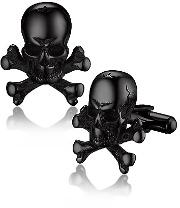 Bandmax Manschettenknöpfe Herren Edelstahl Manschettenknopf Cufflinks for Men Wikinger Manschettenknöpfe Hemd Shmuck für Hemd Hochzeit