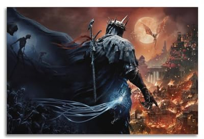 Quem Lords of The Fallen Videospiel-Poster, dekorative Malerei, Leinwand, Wandposter und Kunstdruck, moderne Familienschlafzimmer-Dekoration, Poster, 40 x 60 cm