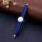 Spinning Pen Fidget Spinner Pen mit LED Licht, Schreibwerkzeug Praktischer Fidget Pen Beleuchtete Spitze Stift Kugelschreiber Kugelschreiber Geschenkstift Zum Stressabbau (Blau)